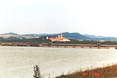 Staustufe des Kraftwerks Melk