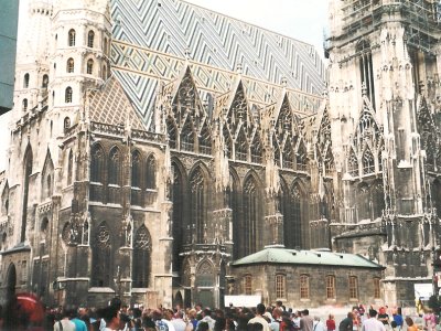 Der berhmte Stefansdom - Wahrzeichen Wiens